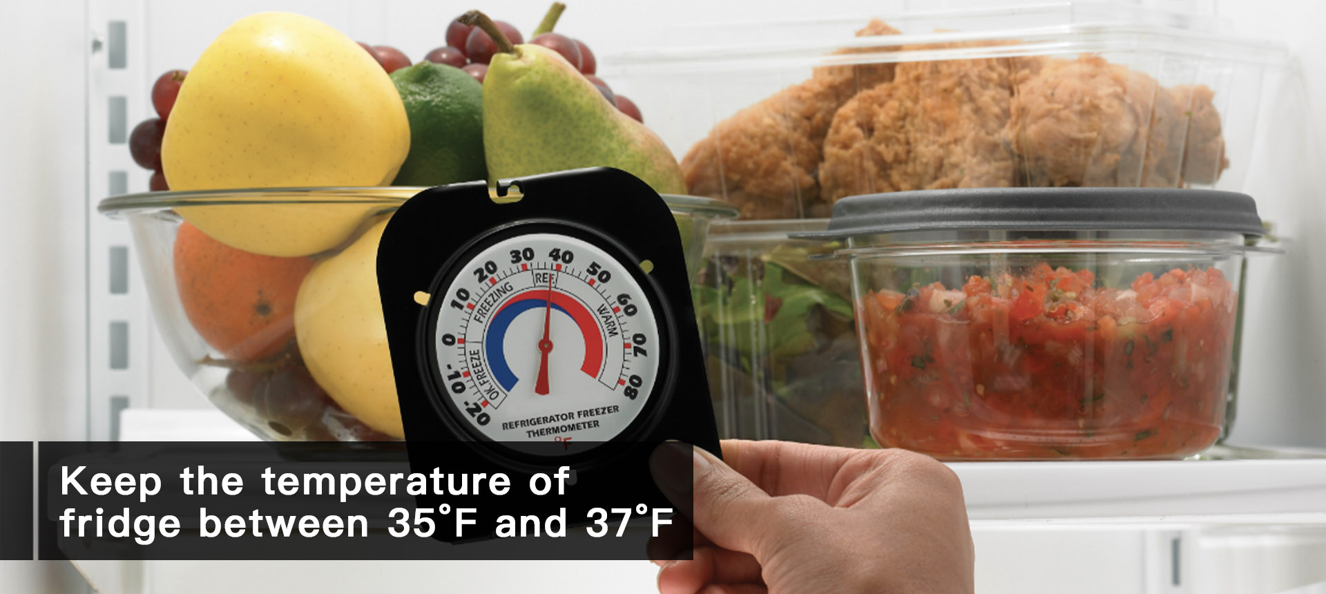 lower the temperature of fridge