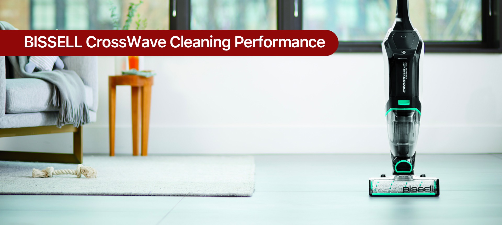 BISSELL CrossWave Cleaning Performance