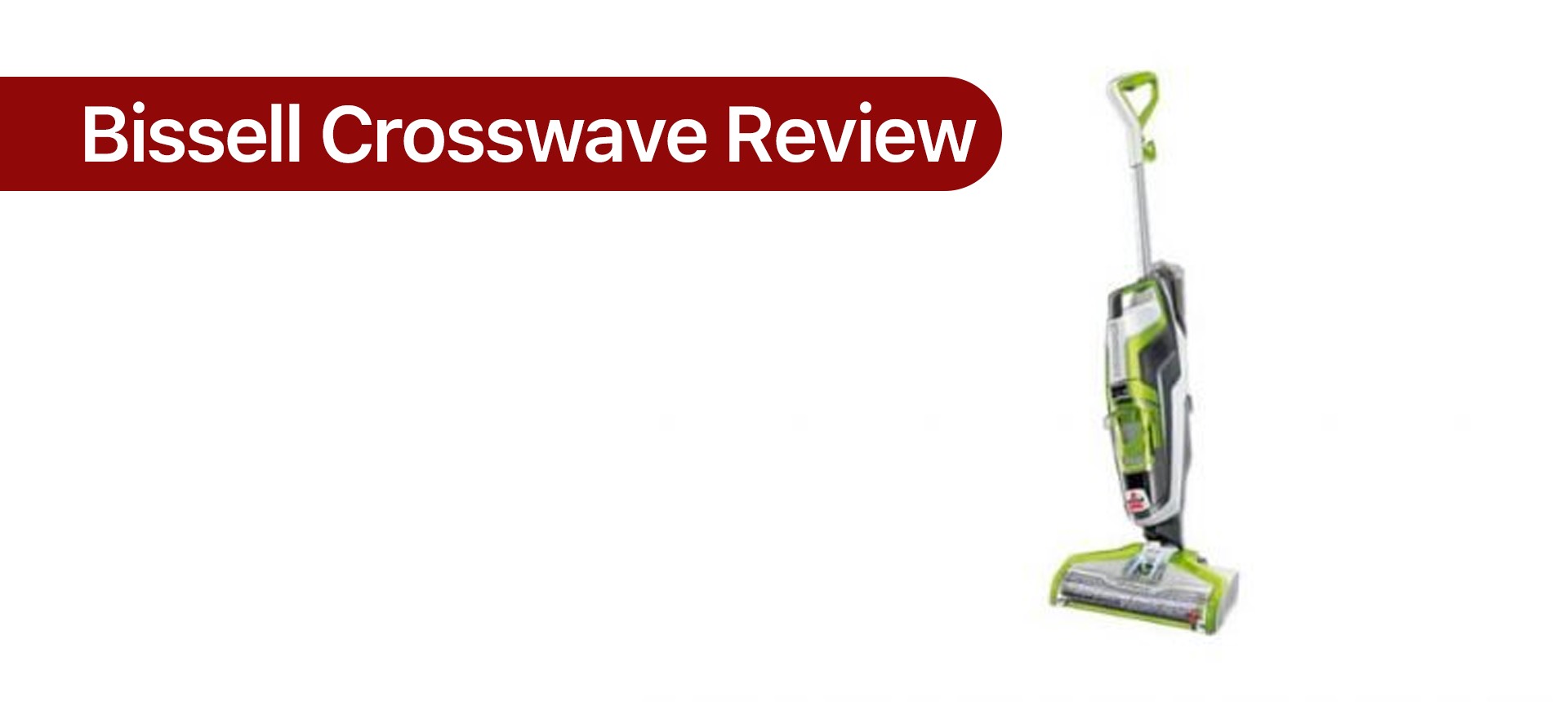 Bissell Crosswave Review